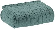 Plaid Swami coton stonewashed lichen 130x200 - Winkler