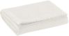 Serviette de toilette uni Bora en coton coloris Neige 100x50