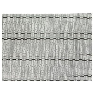 Set de table Panama PVC tissé motifs géométriques gris 33x45 - Winkler