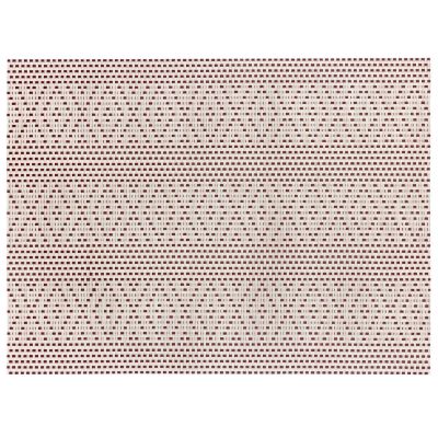 Set de table Panama PVC tissé motifs géométriques lie de vin 33x45 - Winkler