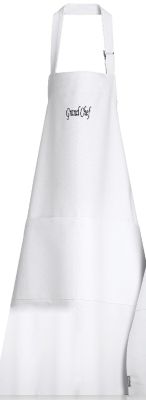 Tablier Grand Chef coton blanc 75x102 - Winkler