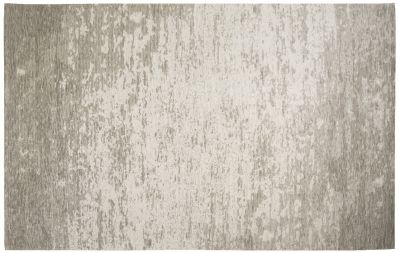 Tapis Camaieu acrylique/polyester/coton coloris écru 68x120 - Winkler