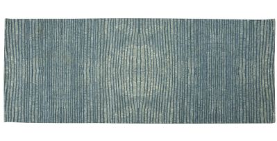 Tapis Fidji acrylique/polyester/coton coloris Bleu acier 200x80 - Winkler