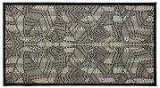 Tapis Gena en polypropylène Noir 80x150 - Winkler