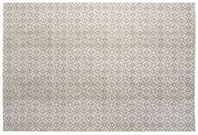 Tapis Raphi acrylique/polyester/coton coloris Neige 155x230 - Winkler