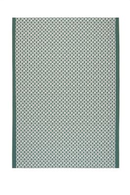 Tapis Zaro en coton coloris émeraude 155x230 - Winkler