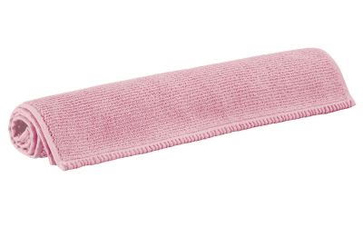 Tapis de bain uni Bora en coton coloris Rose blush 110x50 - Winkler
