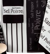 Torchon Jacquard Sel & Poivre noir 50x70 - Winkler