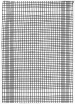 Torchon Petits Carreaux coton gris 50x70 - Winkler