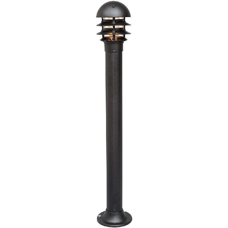 Lampadaire d'extérieur métal noir style moderne ht. 101 cm