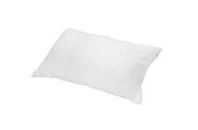 Coussin Toscane déhoussable en coton stonewashed uni Blanc 40x60 - Toison d'Or