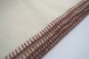 Couverture Aspen en coton Blanchi fil camel