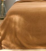 Couverture Champery pure laine Chamois 240x300 - Toison d'Or