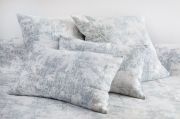 Dessus de lit Albigny jacquard en coton Lac 230x250 - Toison d'Or