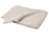 Dessus de lit Deauville coton peigné lignes et losanges beige Lin 270x250