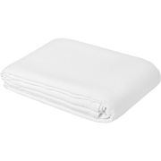 Dessus de lit Paros en coton/polyester blanc 180x250 - Toison d'Or