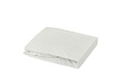 Drap housse Jersylor en coton peigné uni Craie 80x190/200-90x190/200 - Toison d'Or