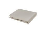 Drap housse Jersylor en coton peigné uni Galet 160x200 - Toison d'Or