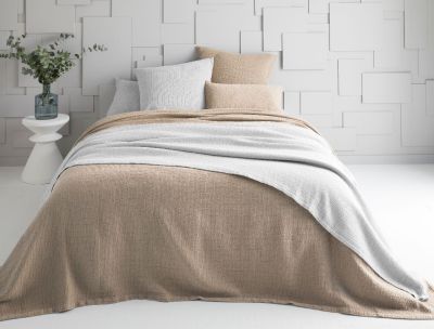 Housse d'oreiller Matéra en coton blanc 65x65 - Toison d'Or