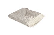 Plaid Cervinia en laine lambswool muscade 130x170 - Toison d'Or