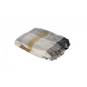 Plaid Iseo en alpaga/mohair miel 130x180 - Toison d'Or