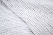 Plaid Jaipur en coton Perle 125x180 - Toison d'Or