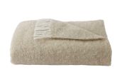 Plaid Lima alpaga/mohair/laine Muscade 130x180 - Toison d'Or