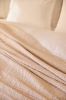 Plaid Séville en coton lavé coloris Latte 125x180
