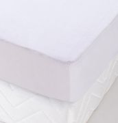 Protège matelas Cumin molleton coton gratté blanc 70x190 - Toison d'Or