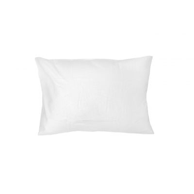 Protège oreiller Cumin molleton coton gratté blanc blanc 45x70 - Toison d'Or