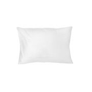 Protège oreiller Cumin molleton coton gratté blanc blanc 45x70 - Toison d'Or