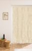 Rideau de porte Miramas coton/polyester/acrylique Ecru