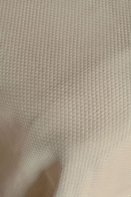 r.Dessus de lit Périgord lin quadrillé piqué de coton 230x250 - Toison d'Or