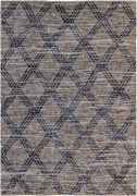 Tapis Amaya en fibres naturelles coloris navy 160x230 - The Rug Republic