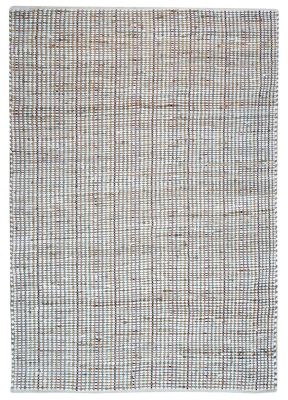 Tapis Calibra en coton/chanvre motifs petits carreaux multi 230x160 - The Rug Republic