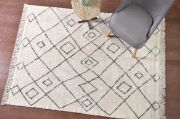 Tapis Ervin tufté main coton coloris bicolore 160x230 - The Rug Republic