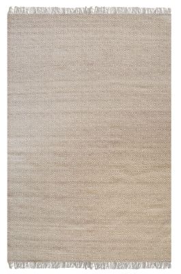 Tapis Joyous tissé main en polyester motifs ethniques beige 230x160 - The Rug Republic