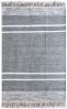 Tapis Kolena tissé main en laine coloris Noir/blanc 180x120