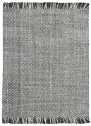 Tapis Nurten tissé main chanvre/laine coloris gris 160x230 - The Rug Republic