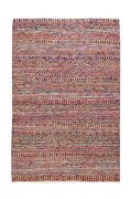 Tapis Sarah tissé main fibres naturelles recyclées multicolore 120x180 - The Rug Republic