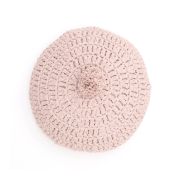 Coussin Lenka coton nude rond Ø30x12 - Nattiot