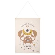Décoration murale enfant LITTLE CANCER signe zodiaque Cancer 40x50 - Nattiot