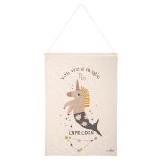 Décoration murale enfant LITTLE CAPRICORN signe zodiaque Capricorne 40x50 - Nattiot