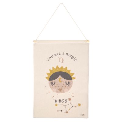 Décoration murale enfant LITTLE VIRGO signe zodiaque Vierge 40x50 - Nattiot