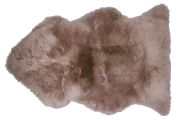 Tapis Douchka peau de mouton coloris brun 67x100 - Nattiot