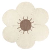 Tapis enfant Daisy laine 90x90 - Nattiot