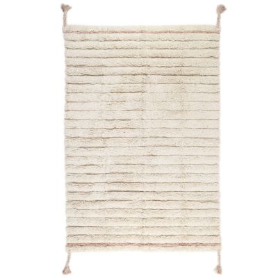 Tapis enfant Dalia nude coton 100x150 - Nattiot