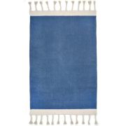 Tapis enfant Lisboa coton recyclé bleu 100x150 - Nattiot