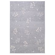 Tapis enfant Little Nature tissé main polypropylène bleu gris 115x170 - Nattiot