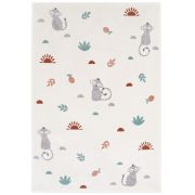 Tapis enfant Little Wild Monkey polypropylène multi 120x170 - Nattiot